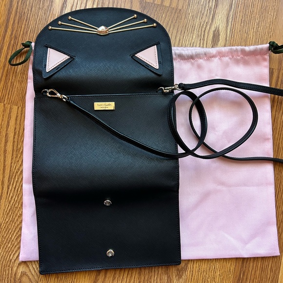 Kate Spade Jazz Things up Cat Winni crossbody or shoulder bag/wallet/clutch - Picture 3 of 17